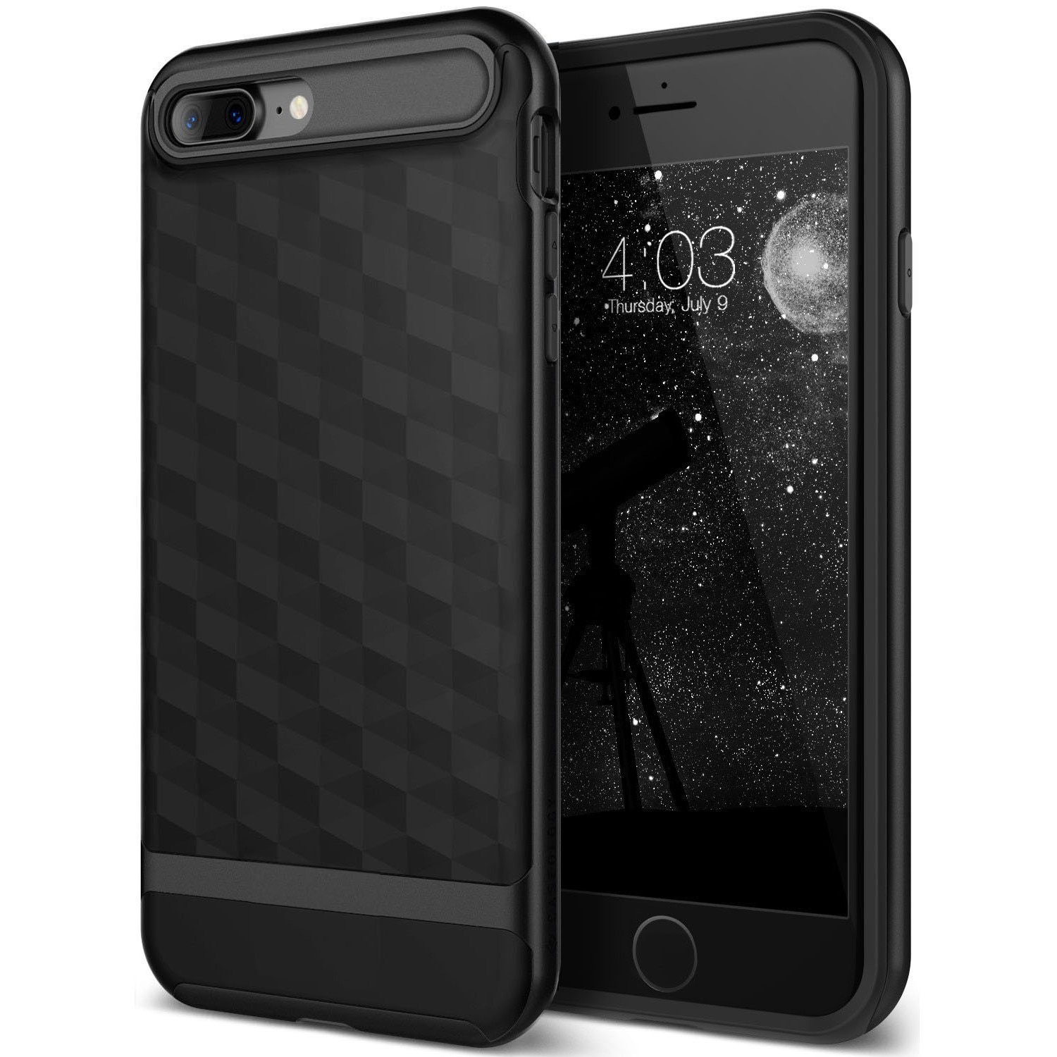 Husa telefon Apple Iphone 6/6S Plus ofera protectie Subtire Mosaic Black