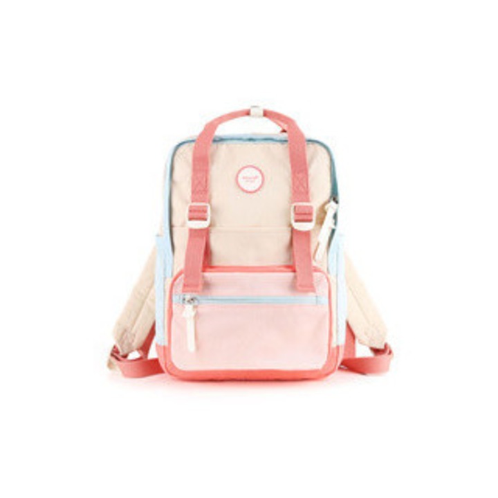 Rucsac urban, Himawari, 16 litri, 8 buzunare, Roz