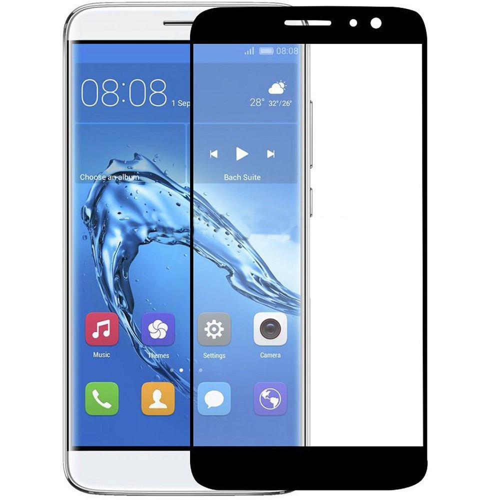 Folie sticla securizata PROTECTS pentru Huawei Nova Plus, Skin Black
