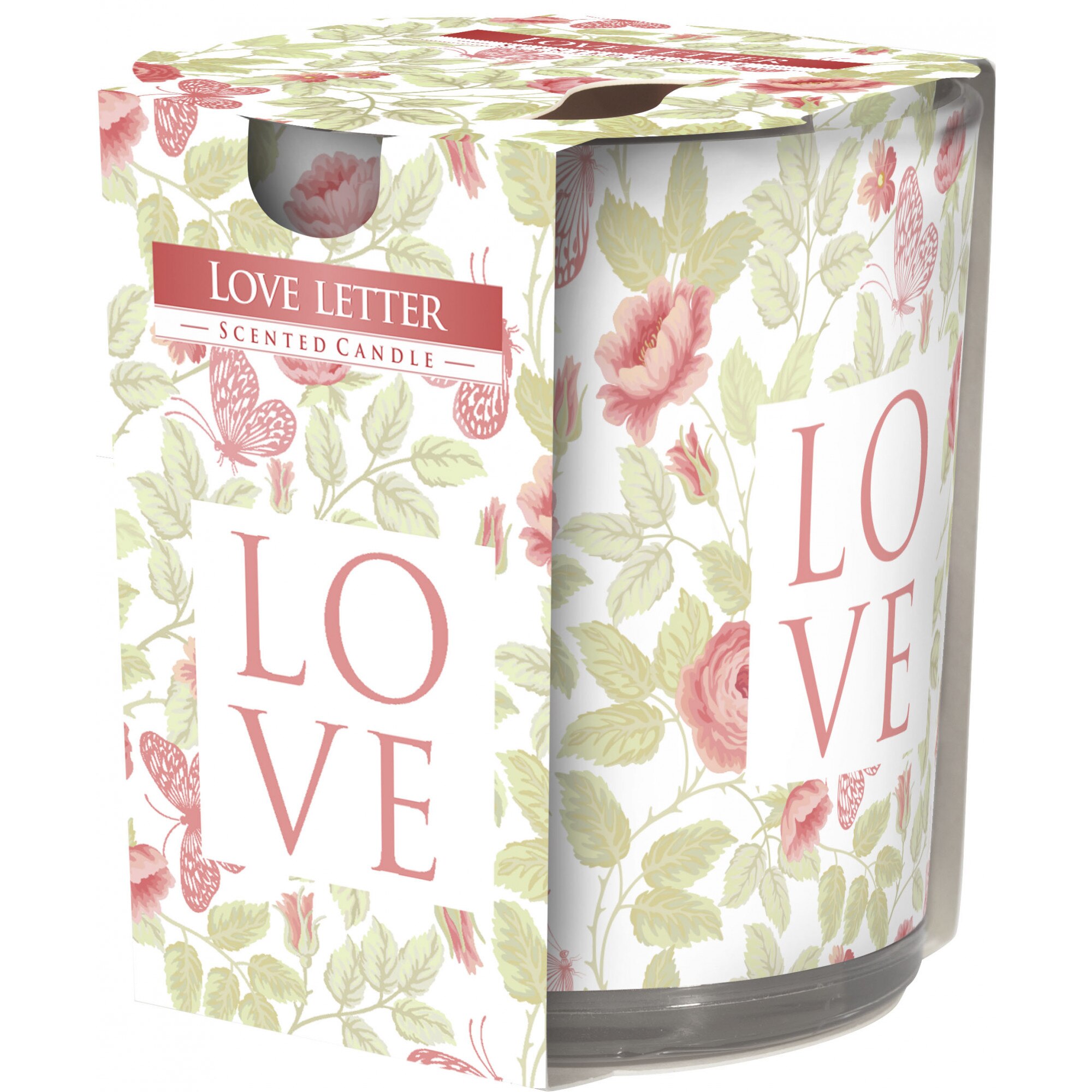 Lumanare Parfumata Aura Love Letter, Parfum de Cocos