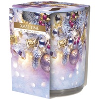 Lumanare parfumata in pahar imprimat - Xmas Time SN72S-01