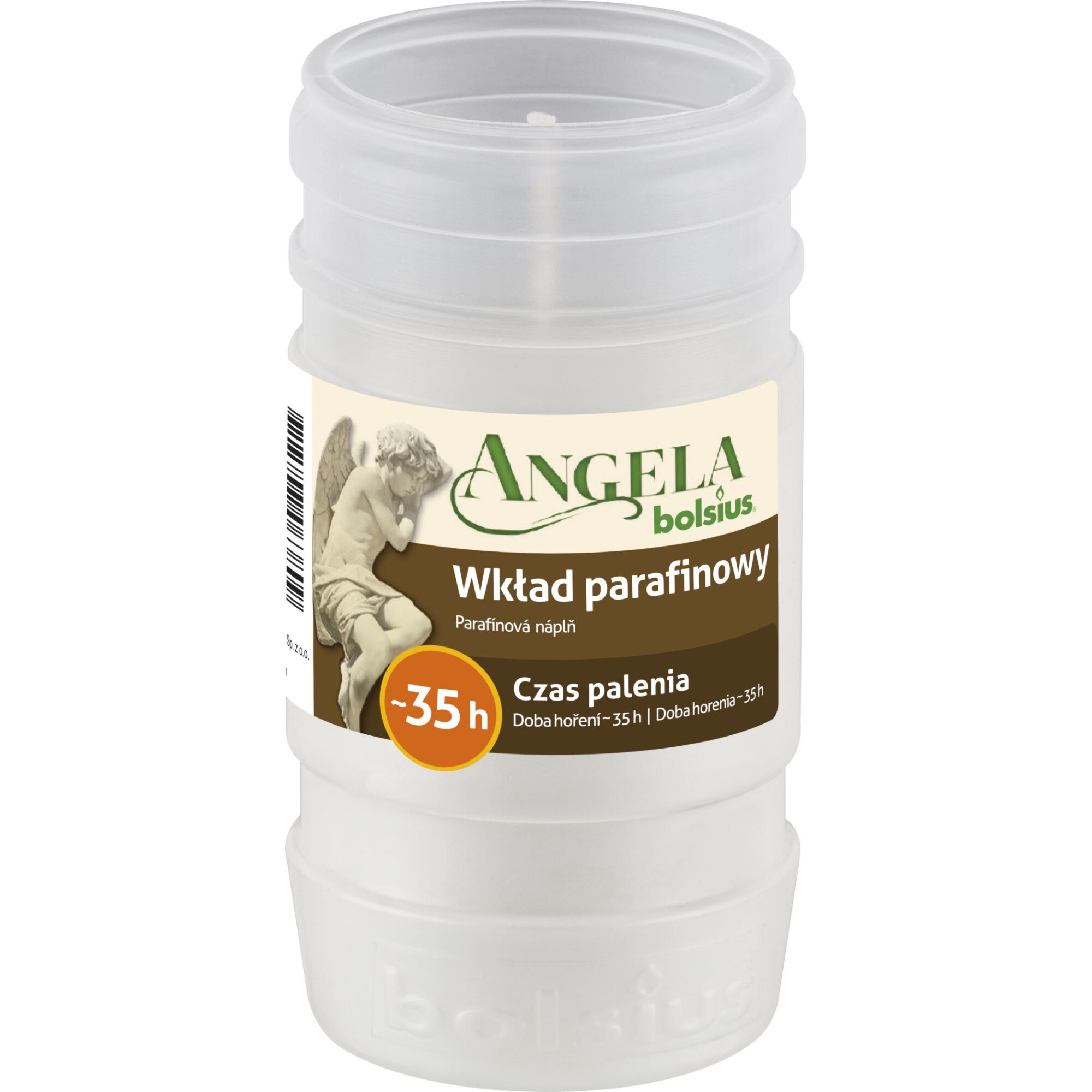 Candela rezerva Bolsius 2DNI-35h