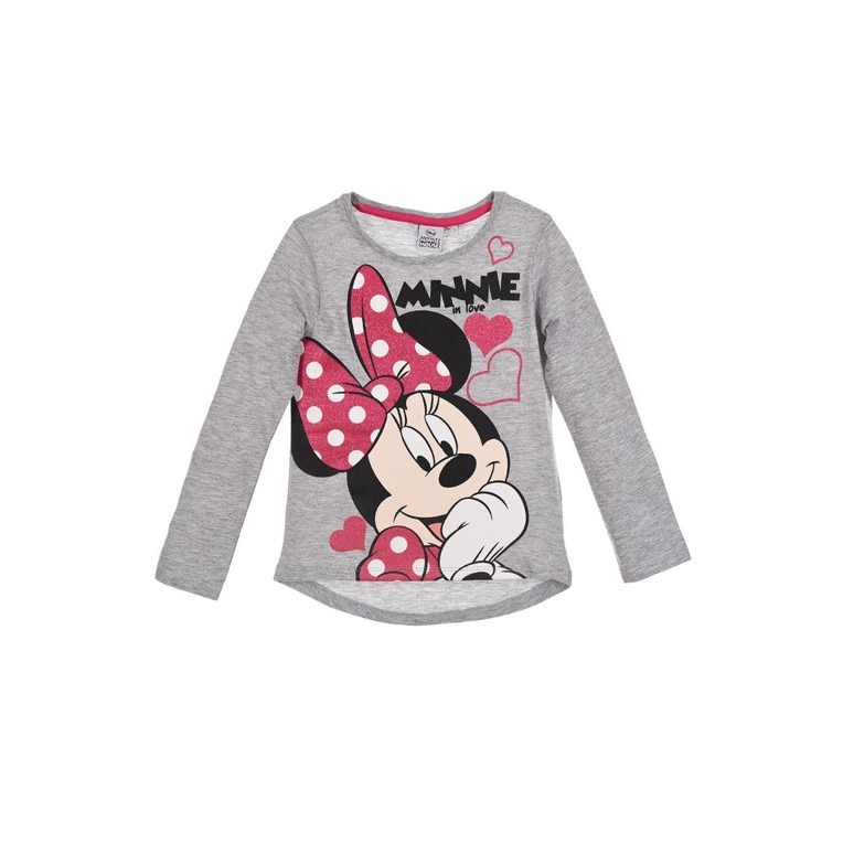 Bluza Disney, Minnie in love, Gri