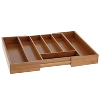 Organizator de tacamuri extensibil din bambus