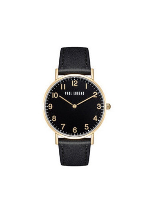 Ceas dama, Paul Lorens, PL20006A-1A2, Piele, Negru
