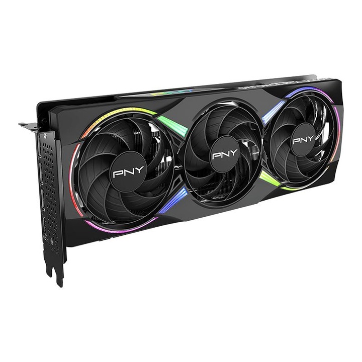 Placa video PNY GeForce RTX 5060 Ti 8GB EPIC-X RGB Overclocked Triple Fan, GDDR7, 128-bit, Negru
