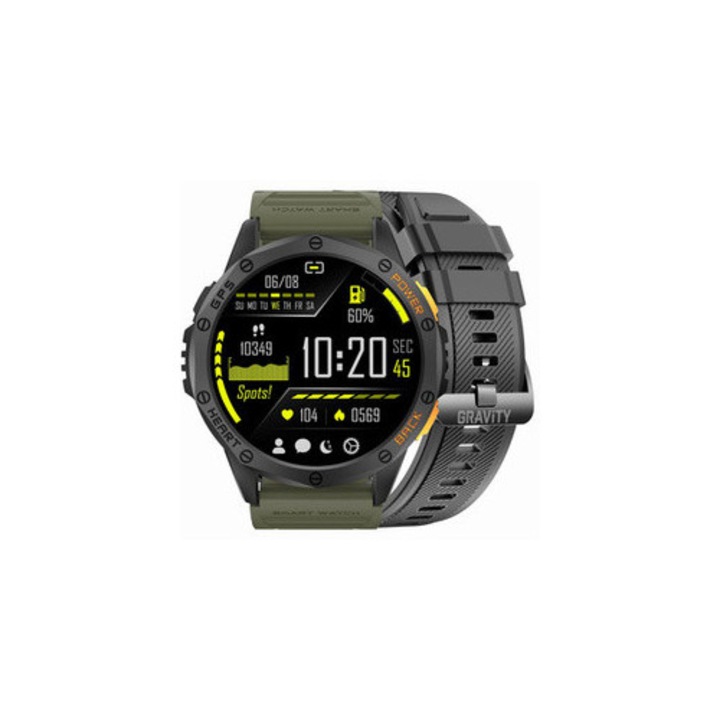 Gravity GT24-5 Smartwatch, 1.43 инча AMOLED, Bluetooth, водоустойчив, комплект от две гривни