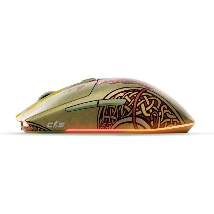 Vezeték nélküli egér SteelSeries CS2 Dragon Lore Edition, 18000DPI, többszínű