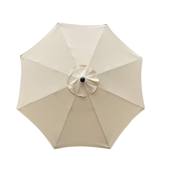 Copertina de schimb pentru umbrela de soare, Impermeabil, Poliester, Anti-UV ，3 m, Bej