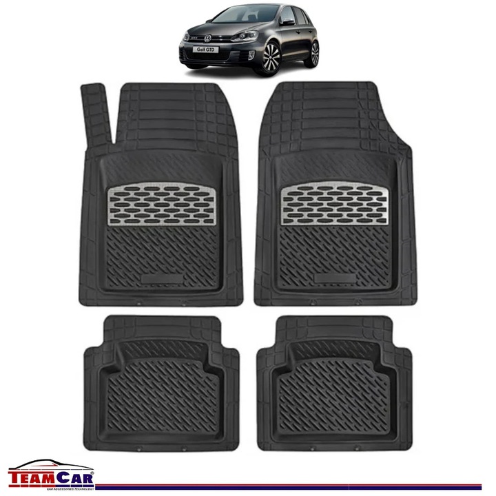 Covorase Auto Volkswagen Golf 6 TEAMCAR® Silver