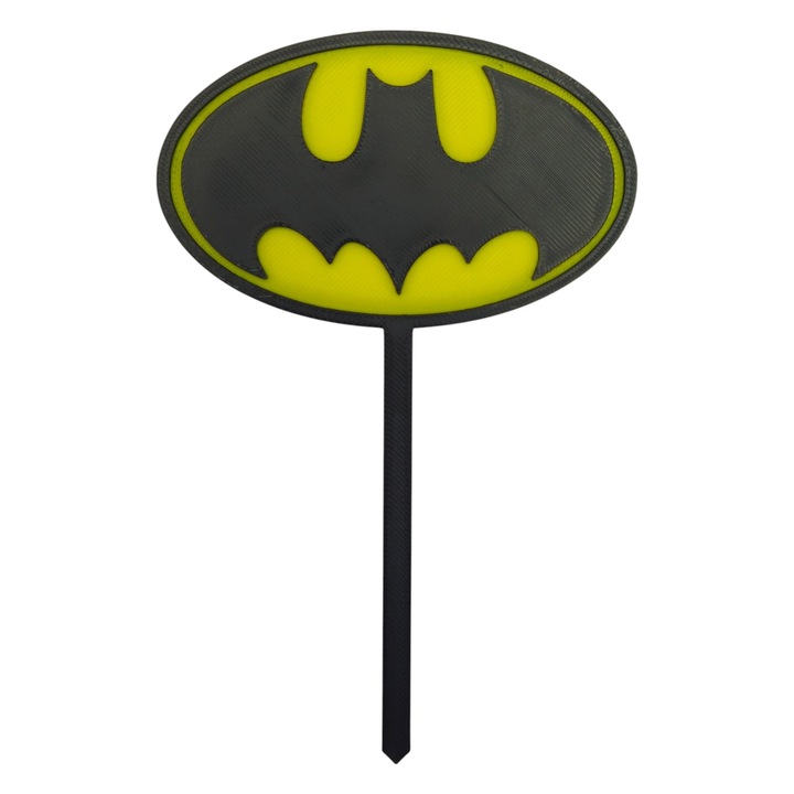 Topper Tort Batman, 15cm x 10cm, Reutilizabil, Design 3D