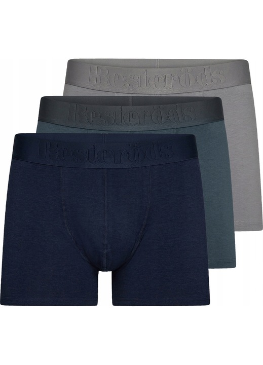 Set 3 perechi boxeri barbati, Resterods, Viscoza/Bumbac, Multicolor