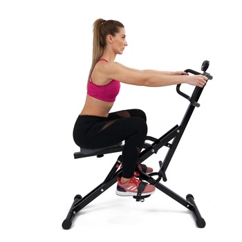 Aparat abdomene TECHFIT TOTAL AB CRUNCH, 12 nivele de rezistenta, Negru Aparat abdomene TECHFIT TOTAL AB CRUNCH, 12 nivele de rezistenta, Negru