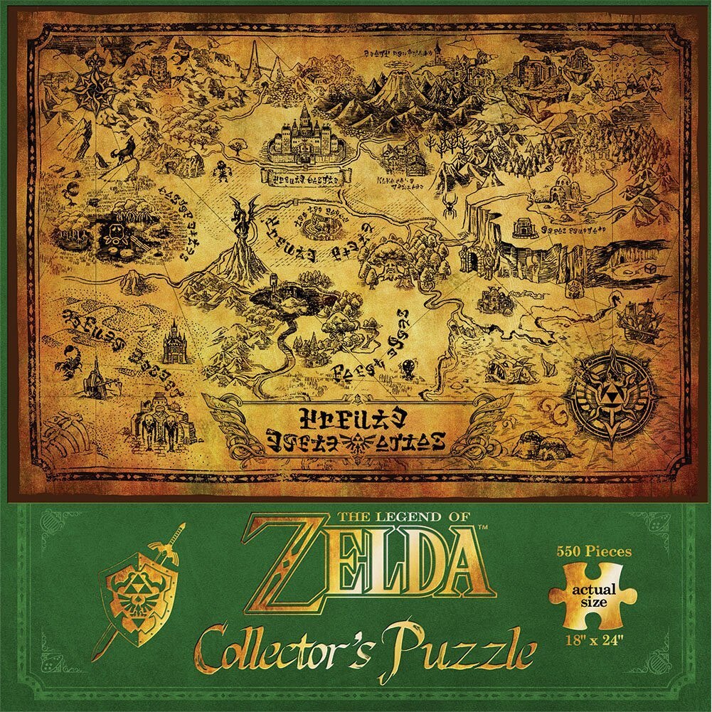 Joc Puzzle The Legend Of Zelda Hyrule Map Collectors