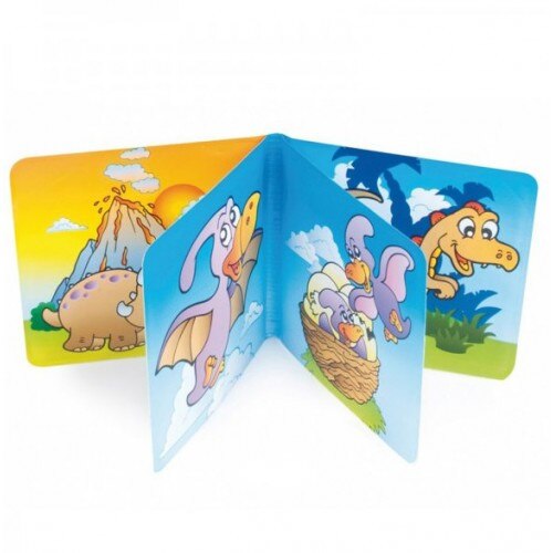 Carte educativa, baie, dinozauri