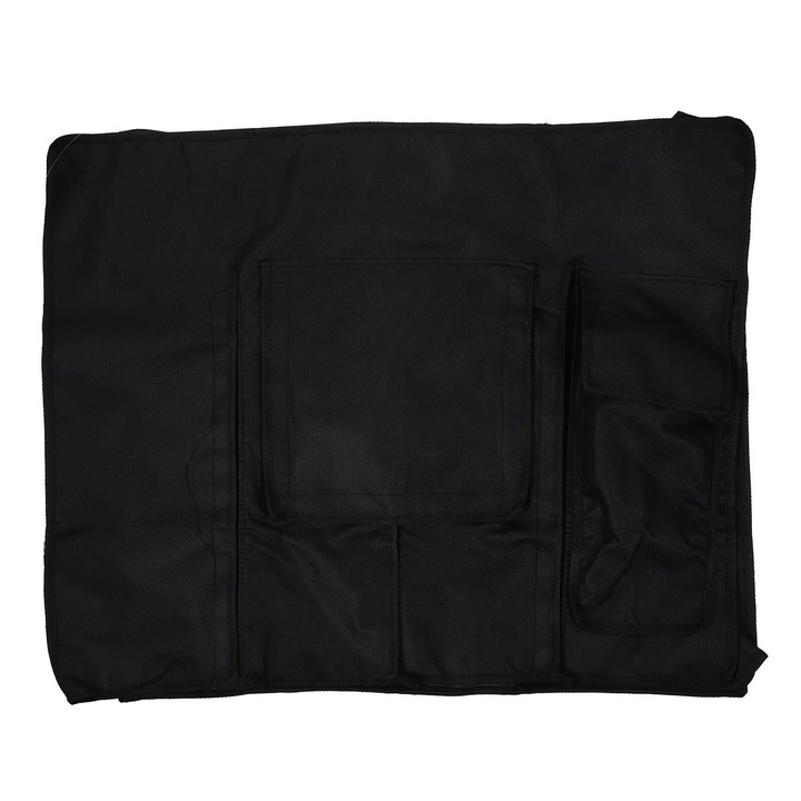 Husa TV, protectie impermeabila, neagra, material Oxford, pentru televizoare LCD