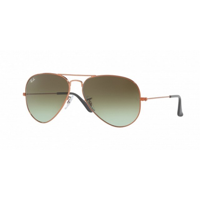 ray ban aviator green gradient
