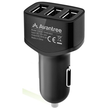 Incarcator auto universal Avantree, 3 USB, 4.8A Incarcator auto universal Avantree, 3 USB, 4.8A
