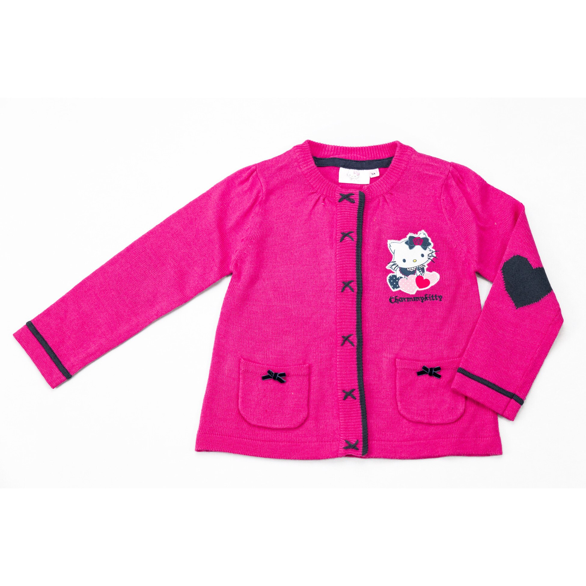 Pulover copii Charmmy Kitty fuxia 8 ani