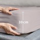 Protectie saltea impermeabila, 180x200x30cm, 2 straturi poliester si TPU, design elastic, pentru toate tipurile de saltele