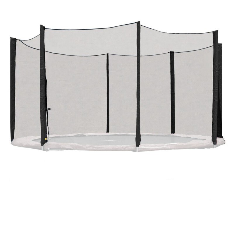 Plasa siguranta inSPORTline Froggy PRO 430 cm pentru 8 stalpi, Negru