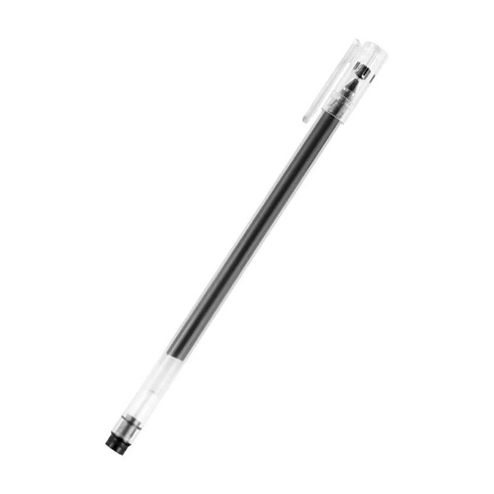 YANYXR nagy kapacitású gél toll, finom hegyű, fekete, 14cm