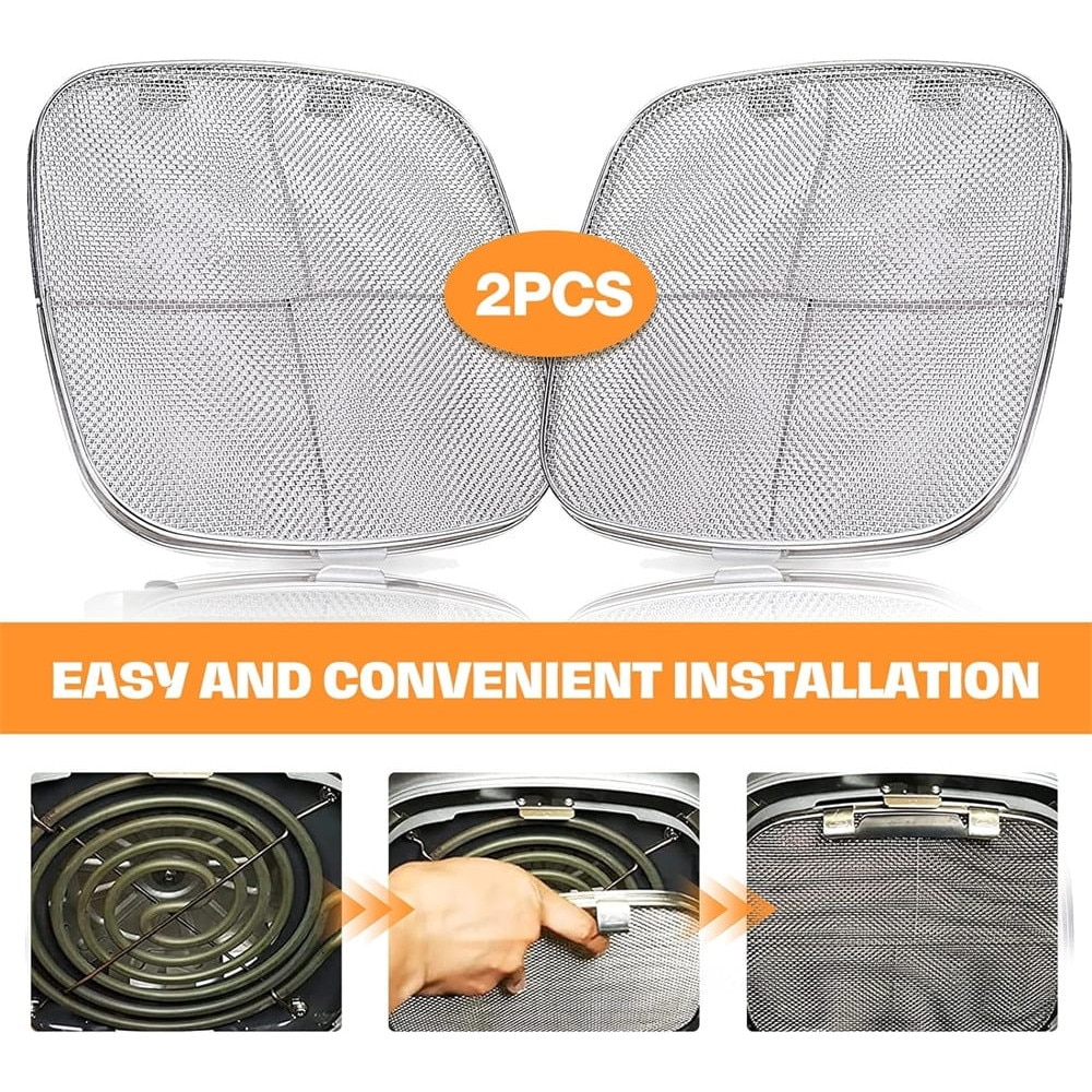 Set 2 bucati protectie stropire din inox, accesorii pentru