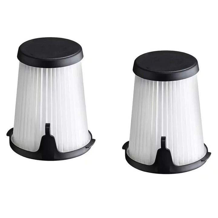 Filtru de schimb pentru aspirator YANYXR 49-90-1950, compatibil Milwaukee M12/0850-20, negru/alb, set 2 buc