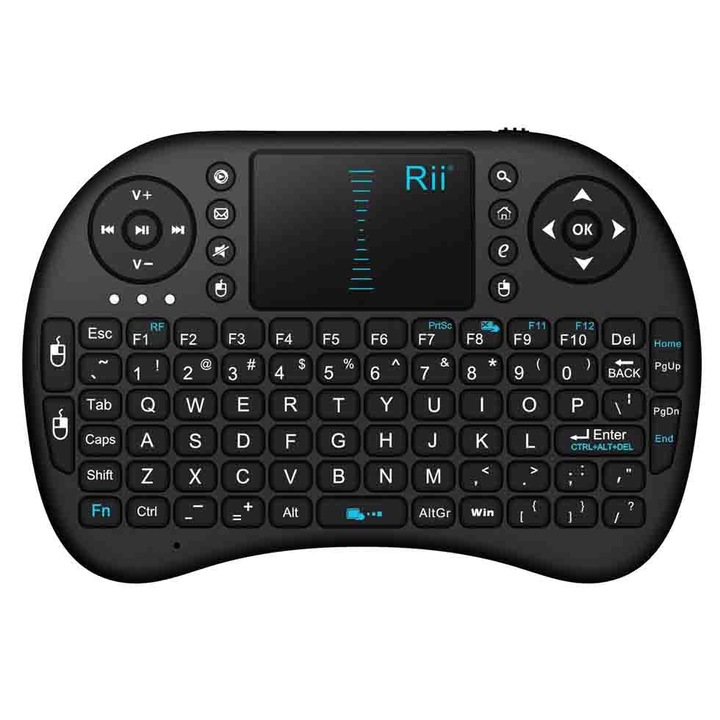 Мини клавиатура Rii Tek с wireless и touchpad съвместима със Smart TV