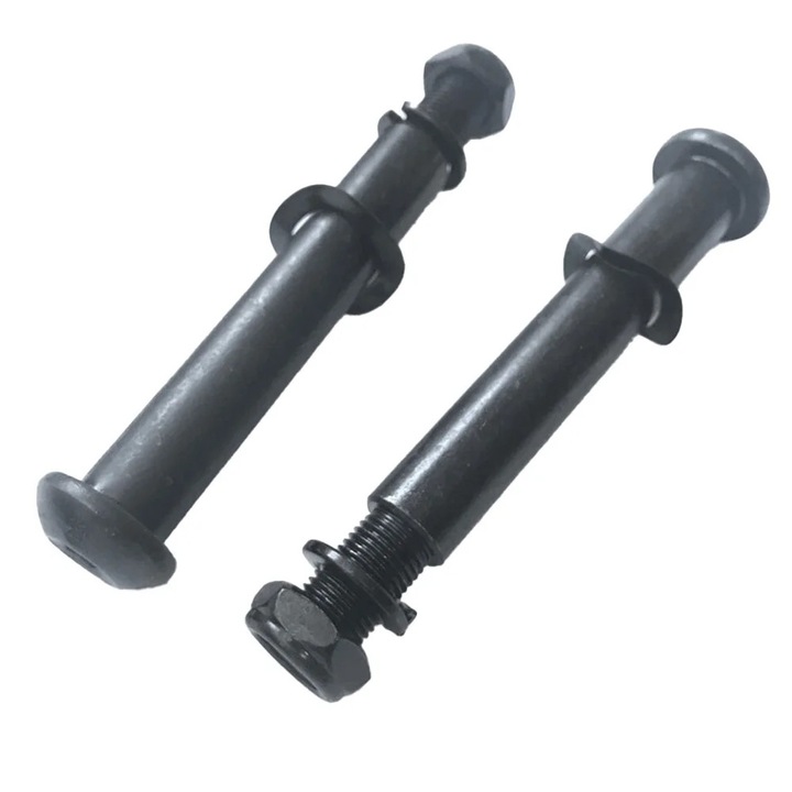 Винт за фитнес велоергометър, аксесоари за фитнес оборудване, метал, черен, 12 см x 1/2-20