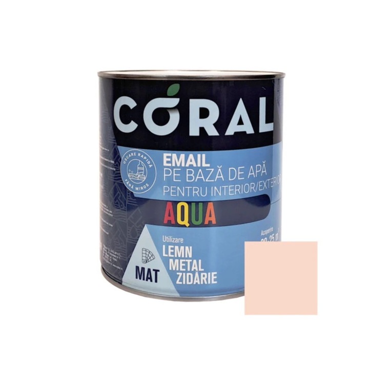 Email pe baza de apa Coral Aqua Crem Latte 2,5 l