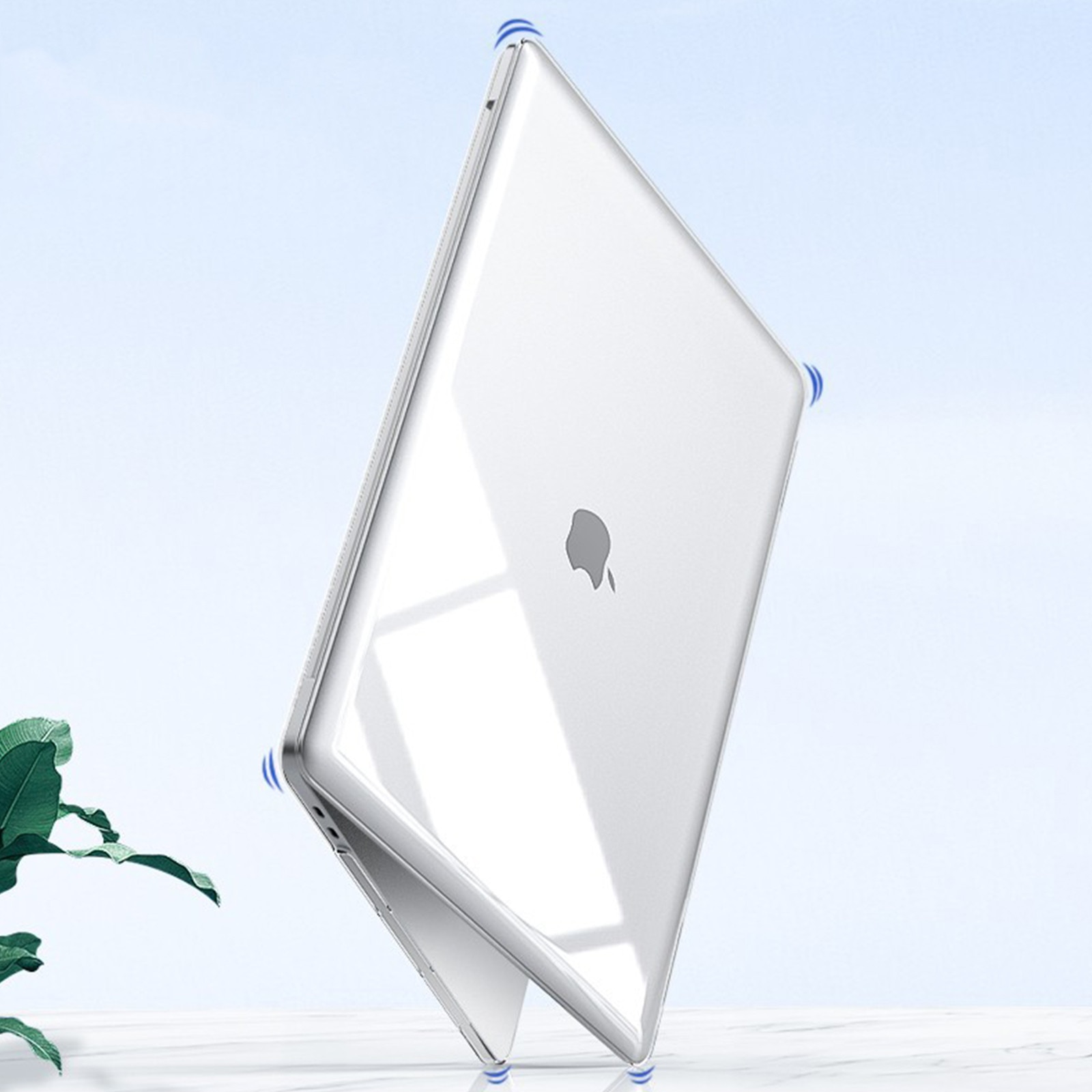 Carcasa laptop AYSTOAYS®, pentru Macbook Air 13 A1369/A1466, plastic, Material ecologic, netoxic, fara miros, transparent