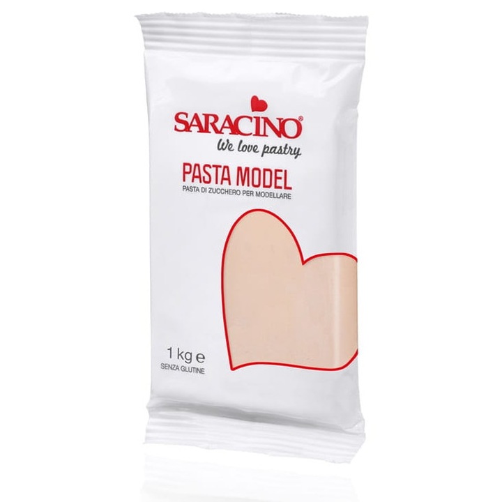 Моделираща глина Saracino, 1 кг, цвят небесно син, без глутен