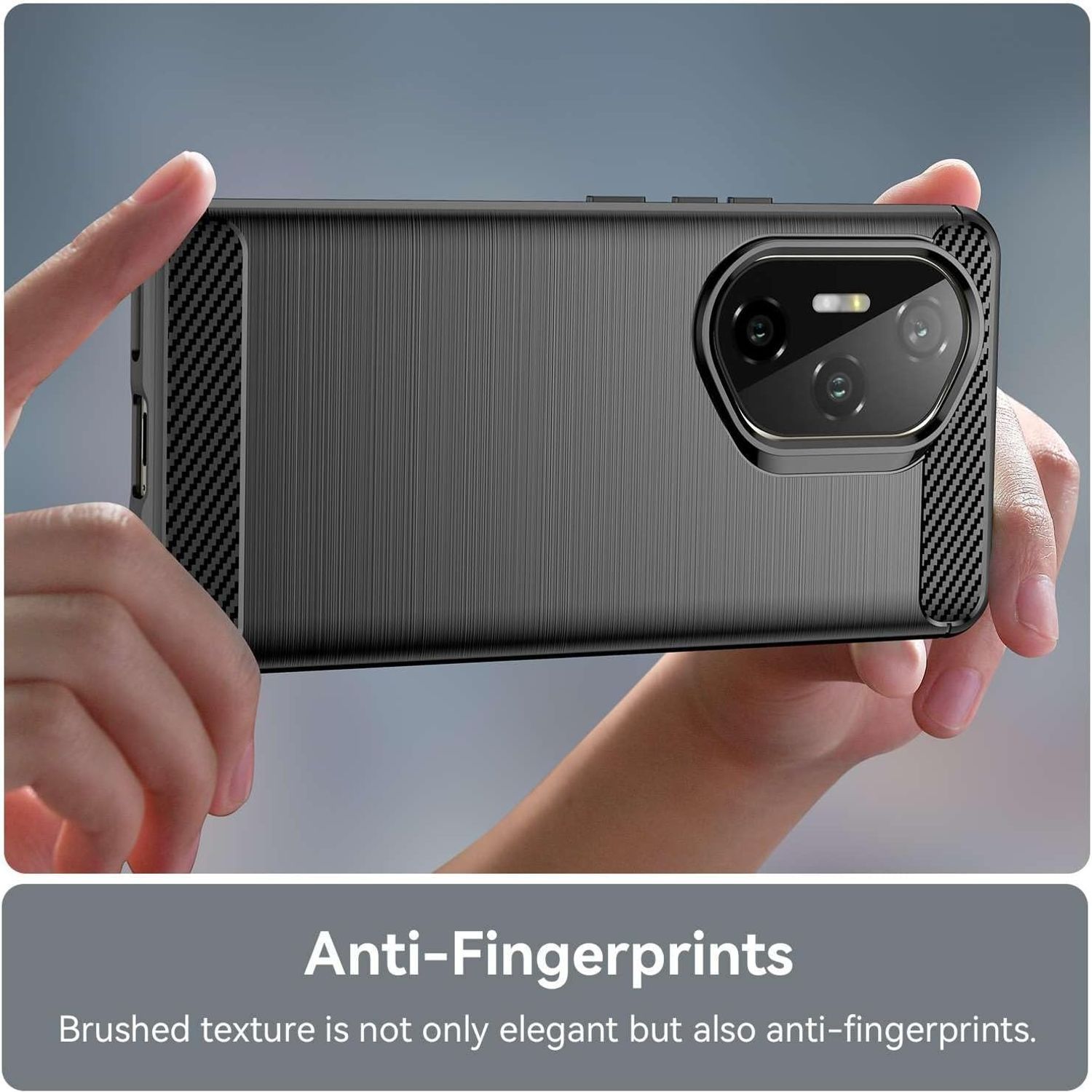 Husa Compatibila pentru Honor 400 Pro, Negru, Rezistenta la Zgarieturi, Anti-Amprenta, Protectie Completa la Impact, Butoane Laterale Flexibile