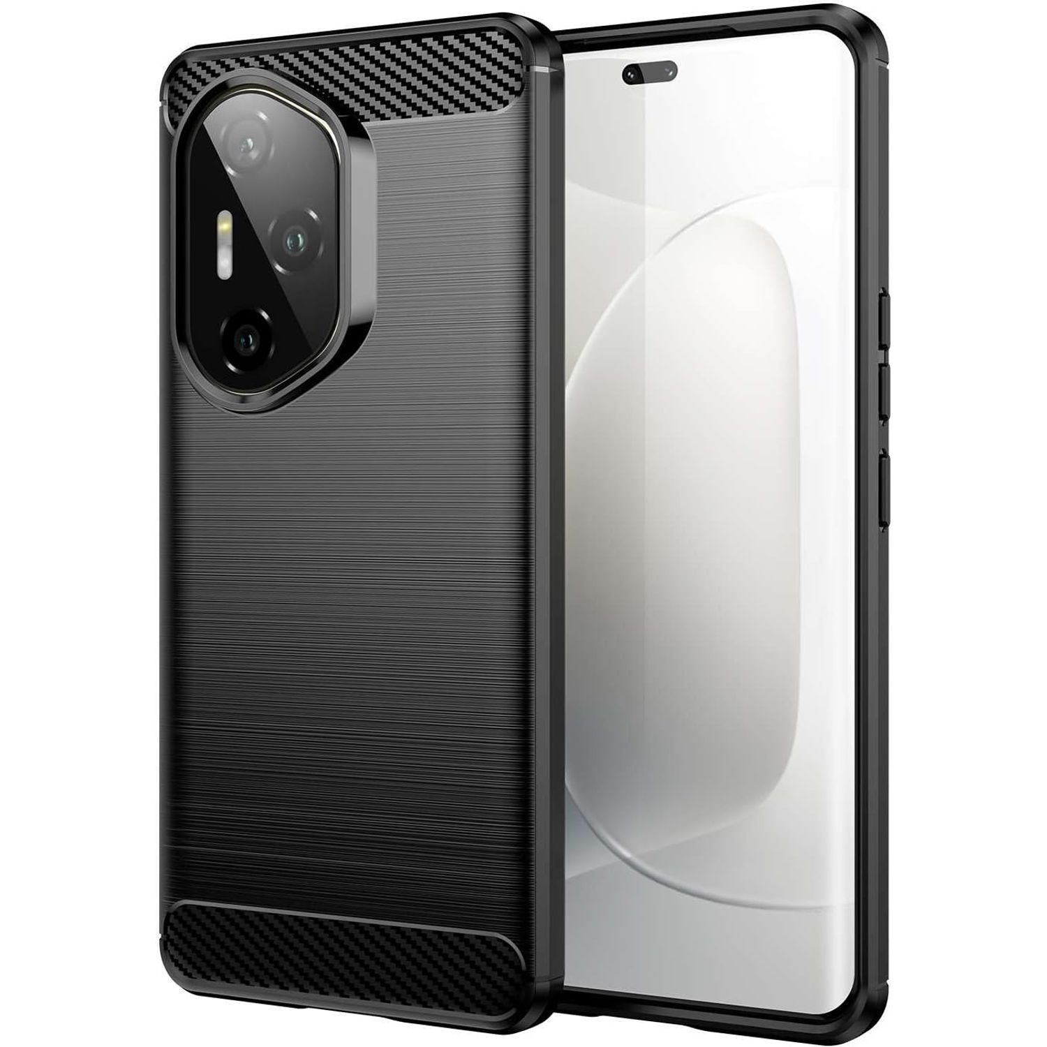 Husa Compatibila pentru Honor 400 Pro, Negru, Rezistenta la Zgarieturi, Anti-Amprenta, Protectie Completa la Impact, Butoane Laterale Flexibile