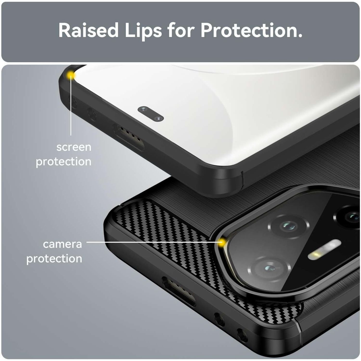 Husa Compatibila pentru Honor 400 Pro, Negru, Rezistenta la Zgarieturi, Anti-Amprenta, Protectie Completa la Impact, Butoane Laterale Flexibile