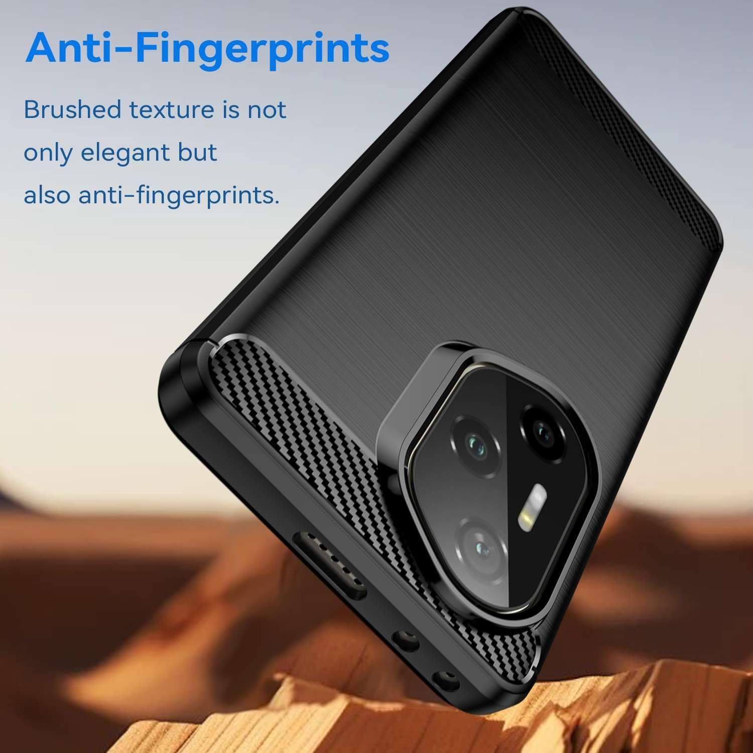 Husa Compatibila pentru Honor 400 Pro, Negru, Rezistenta la Zgarieturi, Anti-Amprenta, Protectie Completa la Impact, Butoane Laterale Flexibile