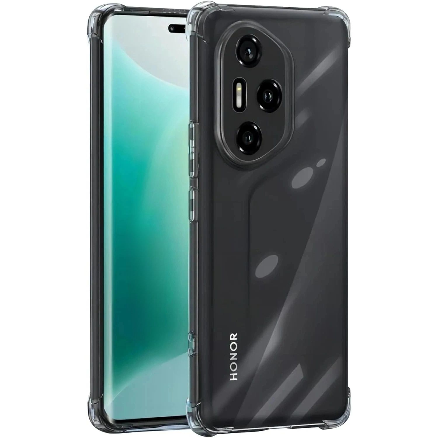 Husa Transparenta din TPU pentru Honor 400 Pro, Protectie Militara cu Colturi Intarite – Clara, Moale, Anti-Soc