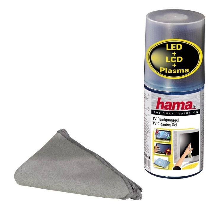 Hama LCD/Plazma tisztítókendő + gél