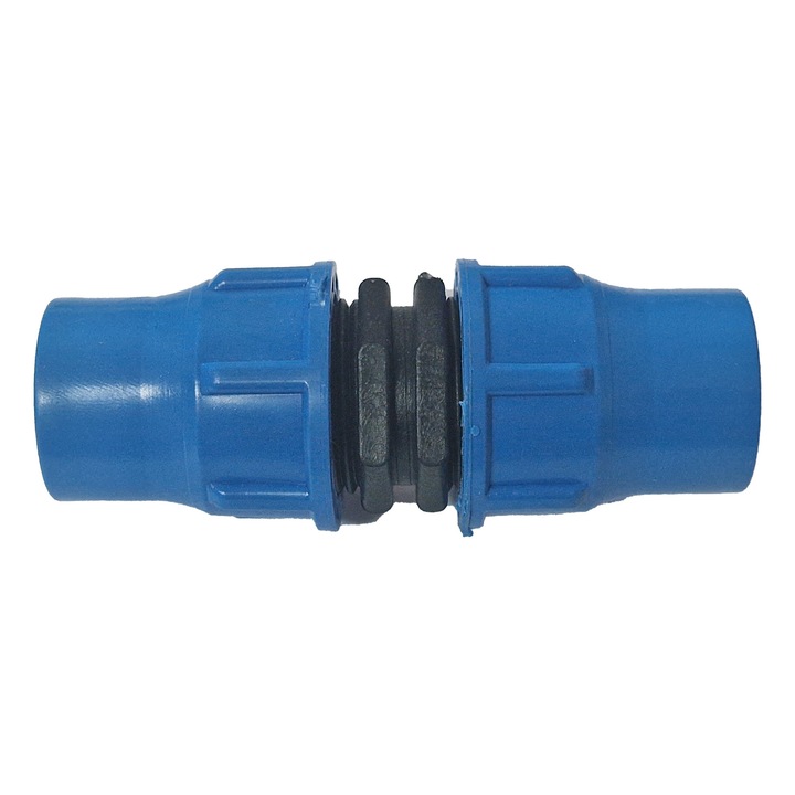 Пластмасова куплунг, бърза връзка, № 6428, гайка + гайка, 20 x 20 мм