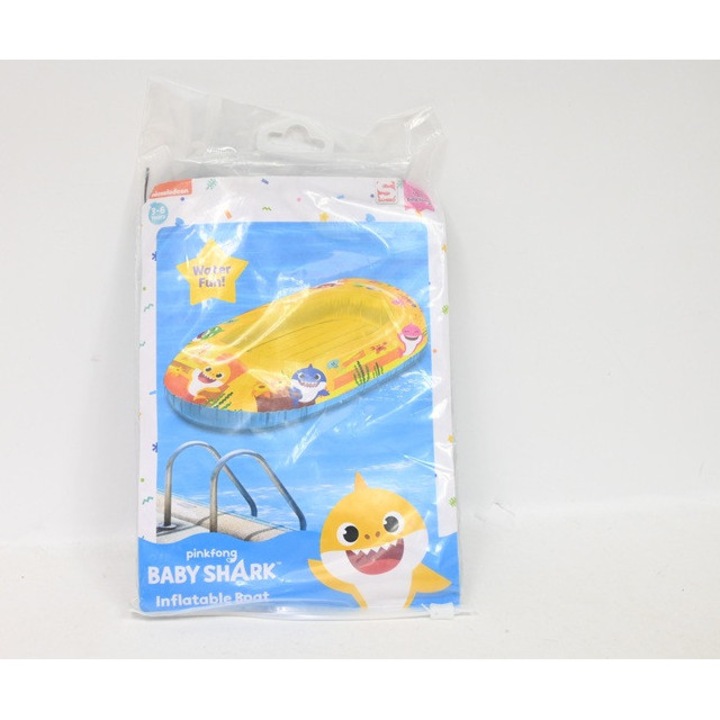 Colac gonflabil Baby Shark 100x70 cm multicolor