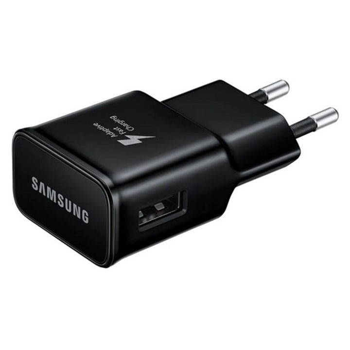 Samsung hálózati töltő usb aljzat, 15w, ep-ta200, gyorstöltő, fekete