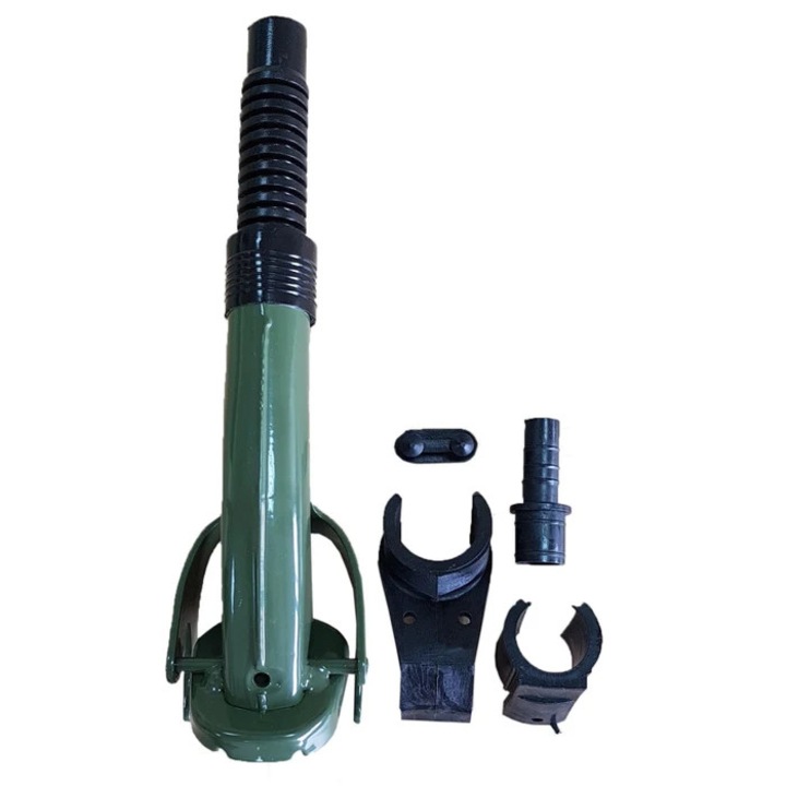 Palnie auto, metalica, pentru combustibil, cu furtun flexibil + adaptor, Jolie