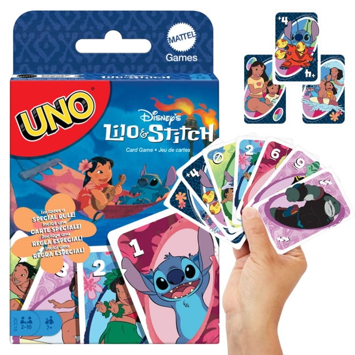 Uno kártya - Lilo és Stitch (JCC10)