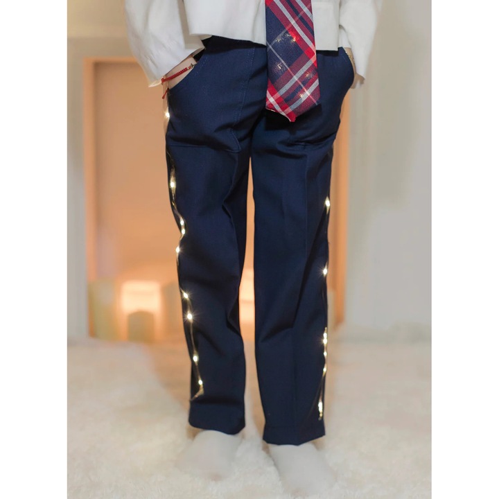 Fiú LED-es nadrág, sötétkék