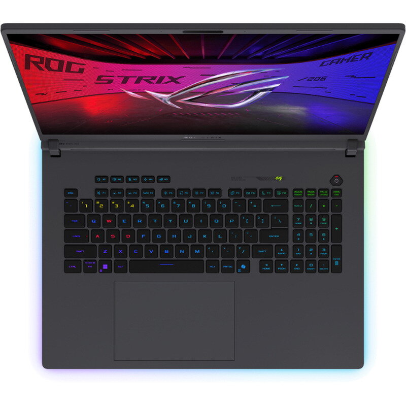 Laptop Gaming ASUS ROG Strix G18, cu procesor Intel Core Ultra 9 275HX, 18'' IPS, 32 GB DDR5, 1 TB SSD, NVIDIA GeForce RTX 5080, 16 GB GDDR7, Fr OS