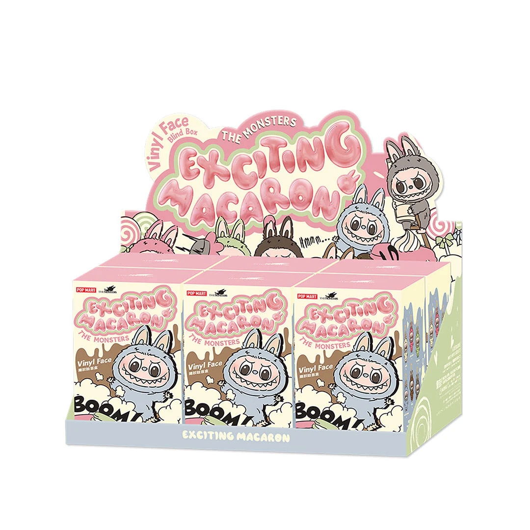 Figurina Pop Mart Labubu Monsters Exciting Macaron, blind