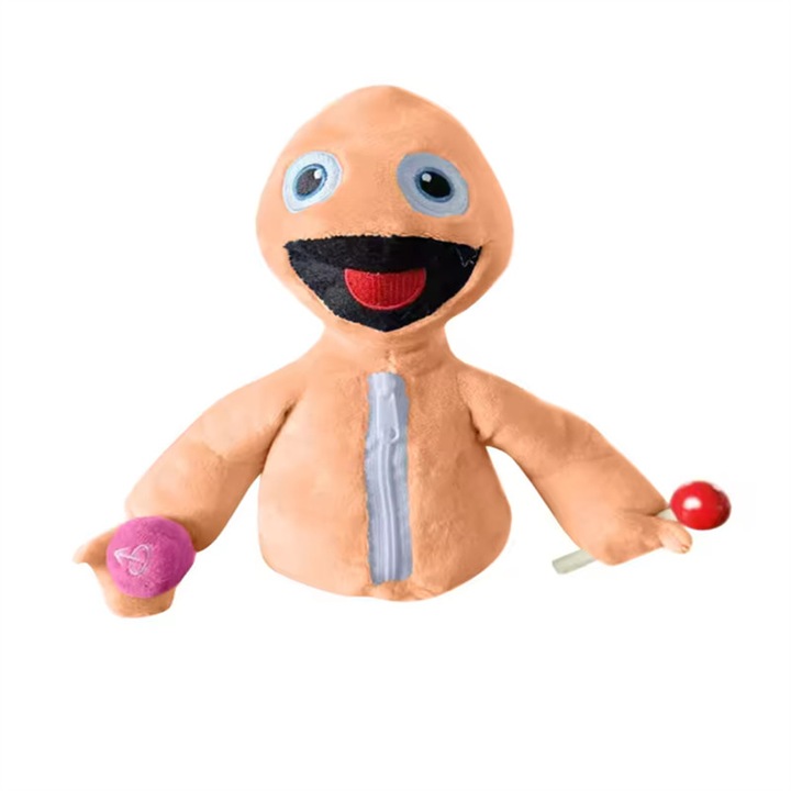 Jucarie de plus de-a v-ati ascunselea, Chelfonds®, recuzita interactiva, cadou de ziua de nastere pentru copii, portocaliu