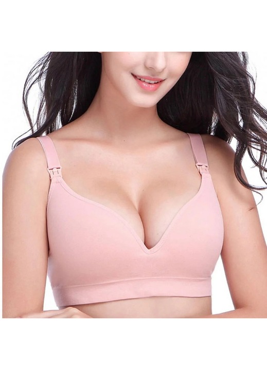 Сутиен за кърмене, Розов, Памук, M INTL