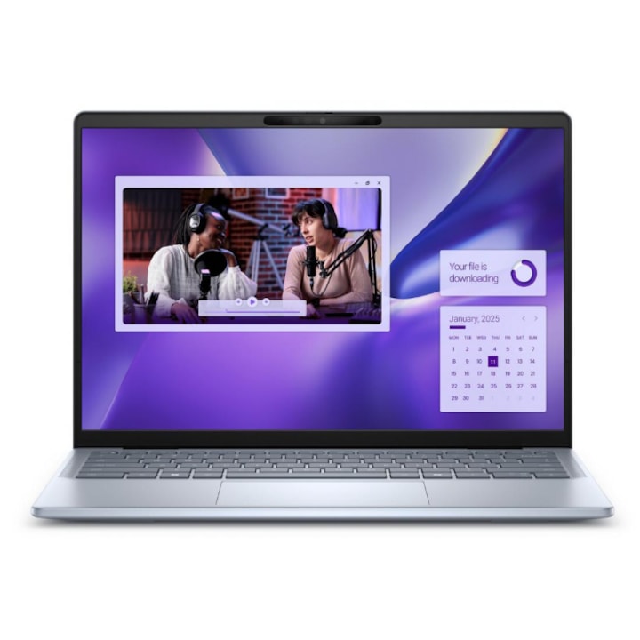 Dell Inspiron 14 7441 Plus laptop, Snapdragon X Elite X1E-80-100, 14 hüvelykes érintőképernyő, 16 GB RAM, 1 TB SSD, Qualcomm Adreno, Windows 11 Pro, jégkék